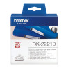 Rouleau de papier adhésif Brother DK-22210 - 29mmx30m (Blanc)