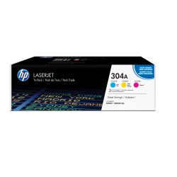 Pack 3 Toners HP 304A (CF372AM) - 2800 pages (3 couleurs)