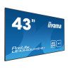 Ecran TV Professionnel 43" Iiyama ProLite LE4340UHS 4K Ultra HD