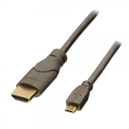 Cable HDMI Lindy vers Micro-USB MHL 50cm M M (Gris)