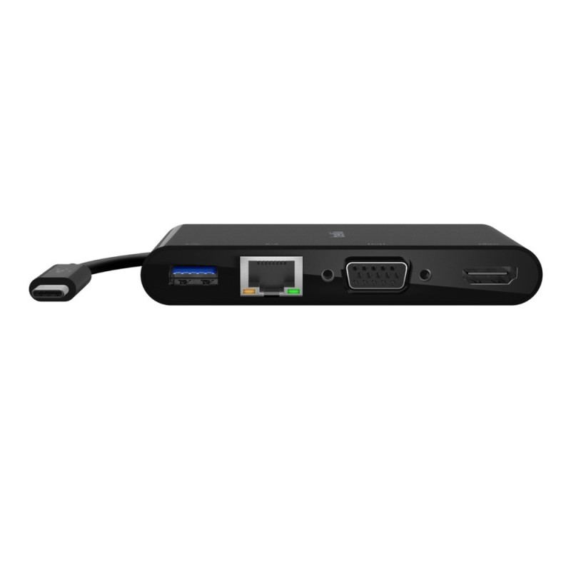 Adaptateur USB 3.0 Type C Belkin vers RJ45, USB A, HDMI et VGA