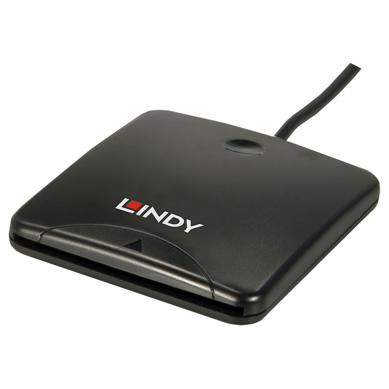 Lecteur de Cartes externe USB 2.0 Lindy (Noir)