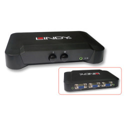 Commutateur Lindy HDMI 2.1 - 2 Ports (Noir)