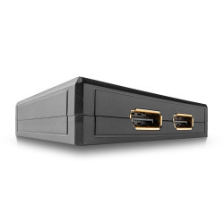 Switch DisplayPort Lindy 1.2 - 2 ports (Noir)