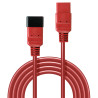 Rallonge Cable d'alimentation Lindy C19 vers C20 1,5m (Rouge)