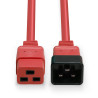 Rallonge Cable d'alimentation Lindy C19 vers C20 1,5m (Rouge)