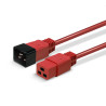 Rallonge Cable d'alimentation Lindy C19 vers C20 1,5m (Rouge)