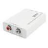 Convertisseur Lindy RCA vers Toslink (Blanc)