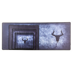 Tapis de souris iTek Taurus F1 - L (Noir Gris)