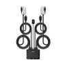 Switch KVM Lindy 1x HDMI + 2x USB + 2x Jack 3,5 (Noir)