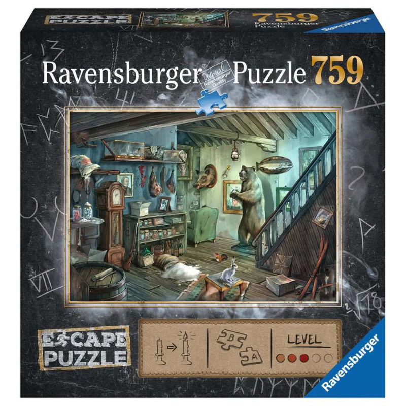 Jeu Ravensburger Escape Puzzle   La Cave de la Terreur (759 pièces)