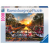 Puzzle Ravensburger - Vélos à Amsterdam (1000 pièces)