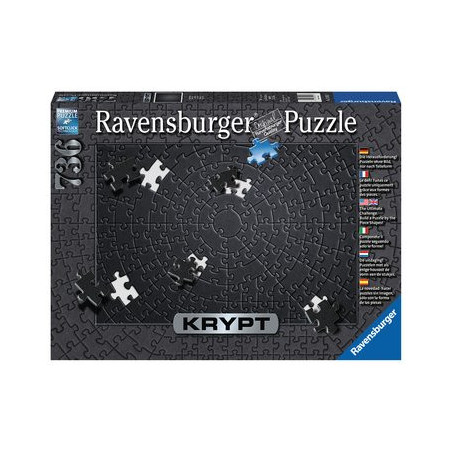 Puzzle Ravensburger - Krypt   Black (736 pièces)