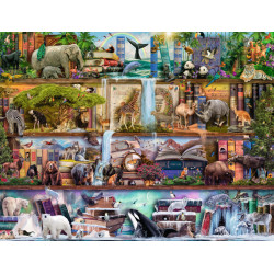 Puzzle Ravensburger - Magnifique Monde Animal (2000 pièces)