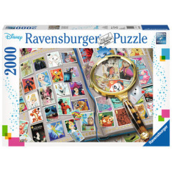 Puzzle Ravensburger - Mes Timbres Disney Préférés (2000 pièces)