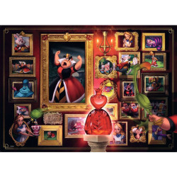 Puzzle Ravensburger Villainous   Reine de Coeur (1000 pièces)