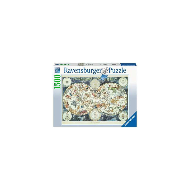 Puzzle Ravensburger - MappeMonde Animaux (1500 pièces)