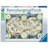 Puzzle Ravensburger - MappeMonde Animaux (1500 pièces)