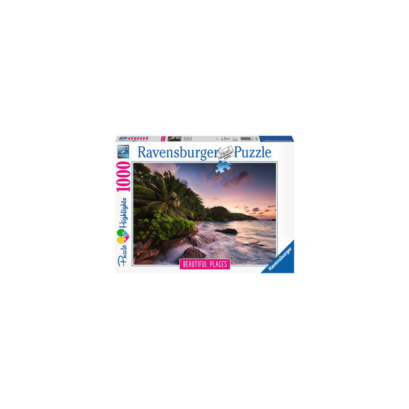 Puzzle Ravensburger - Ile de Praslin aux Seychelles (1000 pièces)