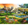 Puzzle Castorland - Le Monde des Dinosaures (100 pièces)