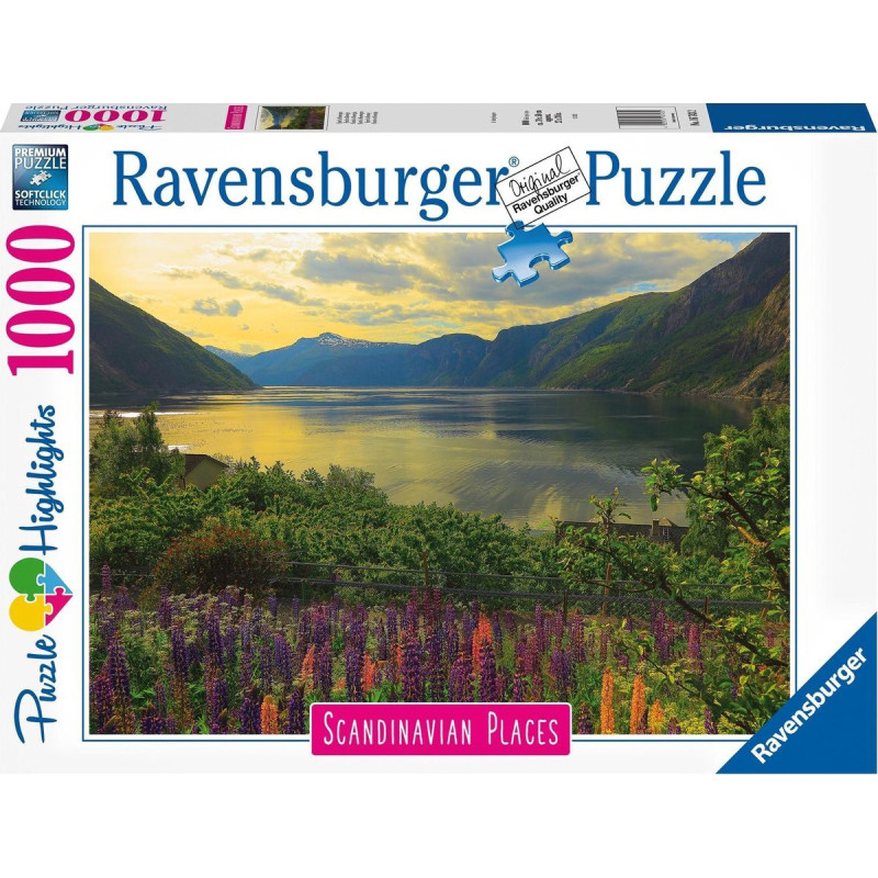 Puzzle Ravensburger - Fjord en Norvège (1000 pièces)