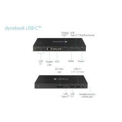 DYNABOOK STATION ACCUEIL USB-C