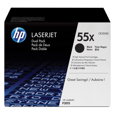 HP TONER 55X N 12.5K PK2