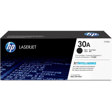 Toner Noir HP 30A (CF230A) - 1600 pages