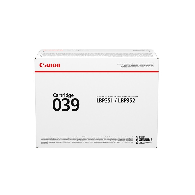 CANON TONER CRG 039 N 11K CANON TONER CRG 039 N 11K