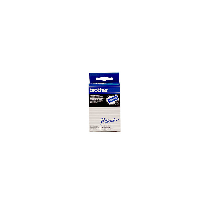 BROTHER RUBAN BLANC BLEU 9MM BROTHER RUBAN BLANC BLEU 9MM