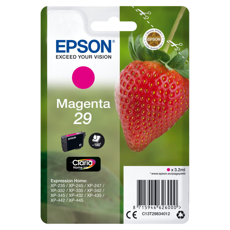 EPSON ENCRE M ALARME 29 FRAISE