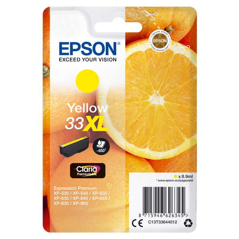 EPSON ENCRE J XL 33 ORANGES