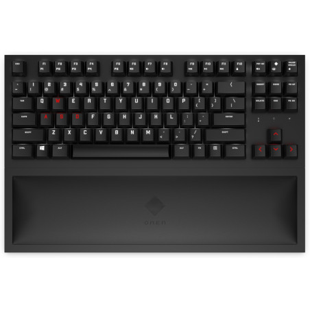 Clavier TKL sans fil HP OMEN Spacer Noir, connexion, homogène, temps de réponse 