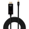 Câble Mini DisplayPort 1.2 Lindy vers HDMI 1.4 M M 2m (Noir)