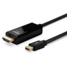 Câble Mini DisplayPort 1.2 Lindy vers HDMI 1.4 M M 2m (Noir)