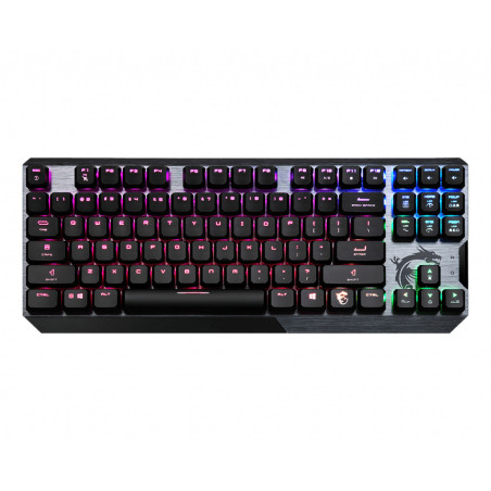 Clavier Gamer mécanique (Kailh White) MSI Vigor GK50 TKL RGB (Noir)