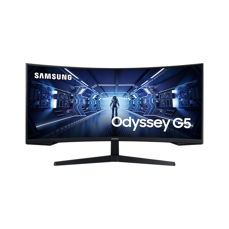 ECRAN 34'' SAMSUNG LC34G55TWWR Gaming Odyssey G5 NOIR WQHD VA 1ms 250 cd m  2,50