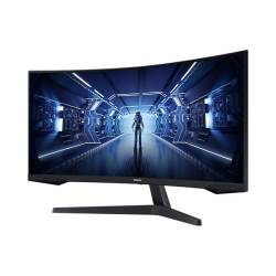 ECRAN 34'' SAMSUNG LC34G55TWWR Gaming Odyssey G5 NOIR WQHD VA 1ms 250 cd m  2,50