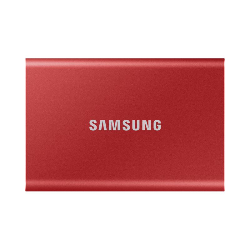 SSD EXT SAMSUNG T7 1TO rouge métallique USB 3.2 Gen 2 MU-PC1T0R WW