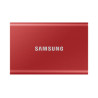 SSD EXT SAMSUNG T7 1TO rouge métallique USB 3.2 Gen 2 MU-PC1T0R WW