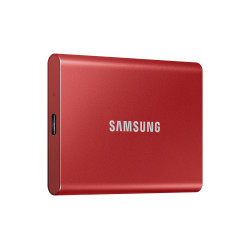 SSD EXT SAMSUNG T7 1TO rouge métallique USB 3.2 Gen 2 MU-PC1T0R WW