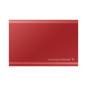 SSD EXT SAMSUNG T7 1TO rouge métallique USB 3.2 Gen 2 MU-PC1T0R WW