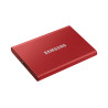 SSD EXT SAMSUNG T7 1TO rouge métallique USB 3.2 Gen 2 MU-PC1T0R WW