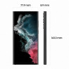 Smartphone Galaxy S22 ULTRA 5G NOIR 8Go 128Go Android 12 Dual SIM IP68 -Stylet -