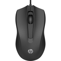 Souris filaire HP 100 Noire 6VY96AA Forme galbee qui epouse la courbe naturelle 