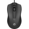 Souris filaire HP 100 Noire 6VY96AA Forme galbee qui epouse la courbe naturelle 