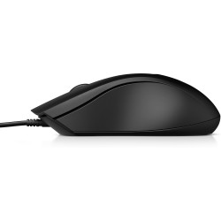 Souris filaire HP 100 Noire 6VY96AA Forme galbee qui epouse la courbe naturelle 