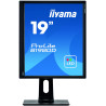 Ecran IIYAMA 19'' Noir LED 5 4 1280x1024  5ms 250 cd m  VGA DVI Pivot   B1980D-B