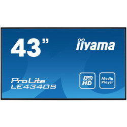 IIYAMA LFD 43 1920x1080 dalleAMVA3 8ms Haut-parleurs VGA DVI HDMI 350 cd m  300