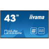 IIYAMA LFD 43 1920x1080 dalleAMVA3 8ms Haut-parleurs VGA DVI HDMI 350 cd m  300